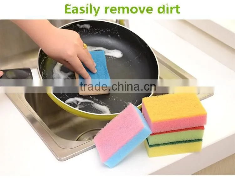 colorful kitchen cleaning sponge,sponge scouring pad,sponge scourer
