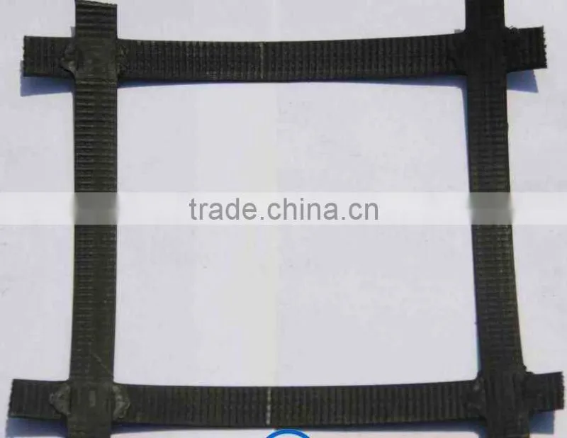 60KN/m--60KN/m,Flat Welding Biaxial Composite Steel Plastic Geogrid