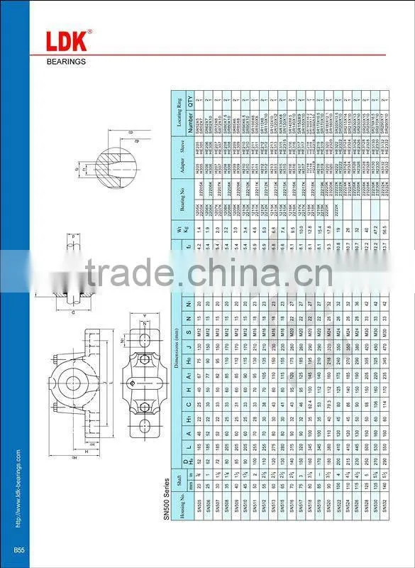 Cast Iron Plummer Blocks SNU505
