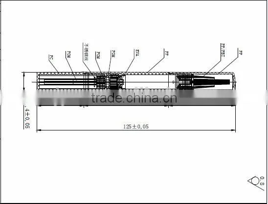 125A-B13 containers for lip gloss with flocking head/empty lip gloss container,cosmetic pen