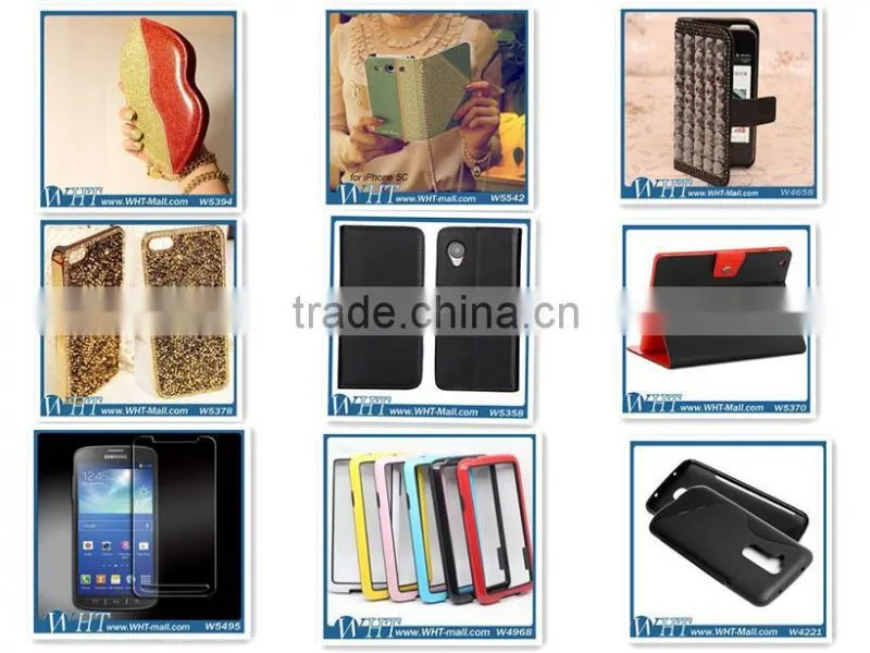 Wallet Case for HTC One M8 Mini Leather Case Cover with Ultra Thin Stand