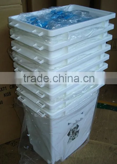 H508 Pure PP material airtight plastic 20l 8kg pet food container