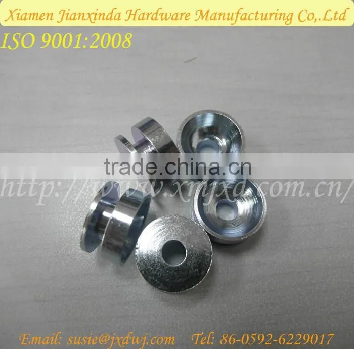 Steel Blue White Zinc round housing part