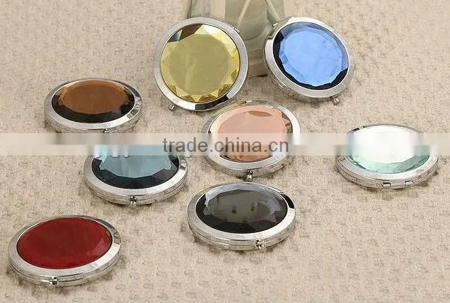 Fashion rhinestone crystal bling folding mirrors