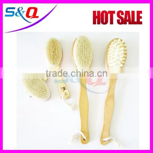 wholesale Good quality wooden nail bath back scrubber body brushes