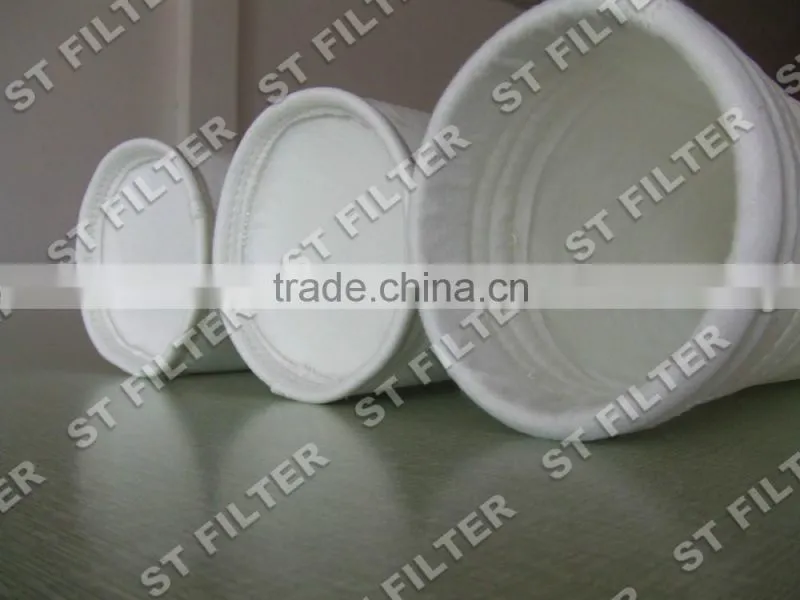 dacron filter bag for cemmet industry,Dia 130*5500mm