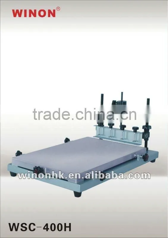 WSC-400H WINON Manual Flat Screen Printer