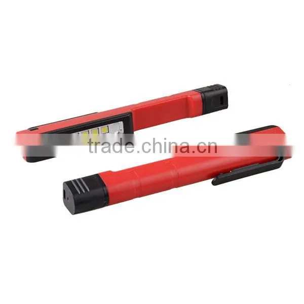Hot seller LED Work Pen Light With Clip And Magnet