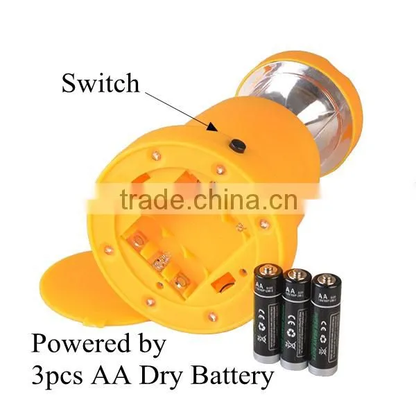 (100025)Super bright camping telescopic rotating lamp collapsible multifunction camping lantern