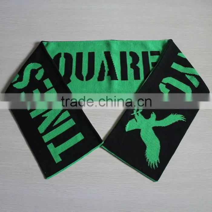 CUSTOM-MADE ACRYLIC SPORT TEAM SCARF KNIT PATTERN