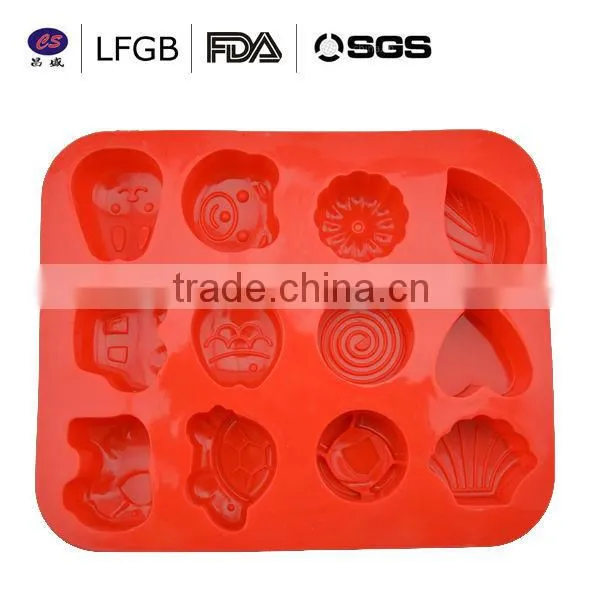 with stock ! fashionable new design funny shape silicone cake mould