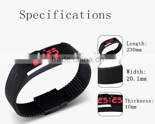 Hot selling new silicon watch