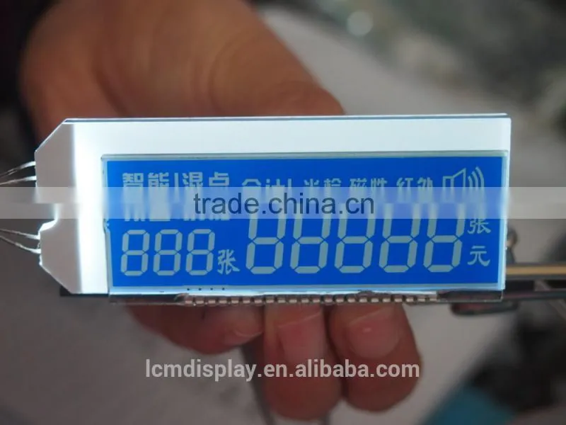 Bolong transmissive HTN lcd display for Cash Counter