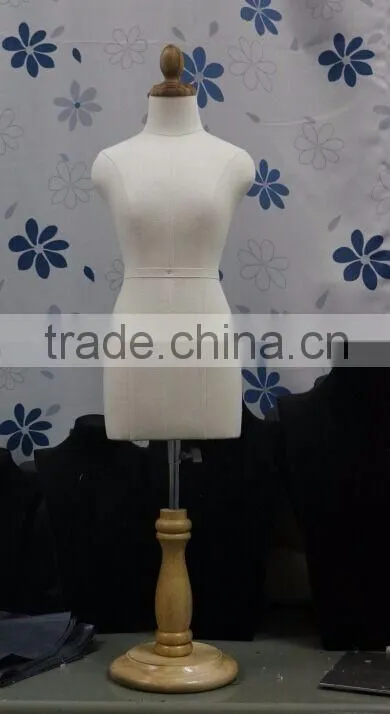 mini half scale bust dress form mannequin