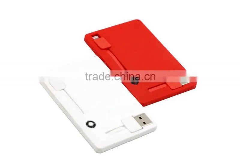 Newest Ultra Slim Power Bank,Credit Card Power Bank 1500mAh for Smartphone