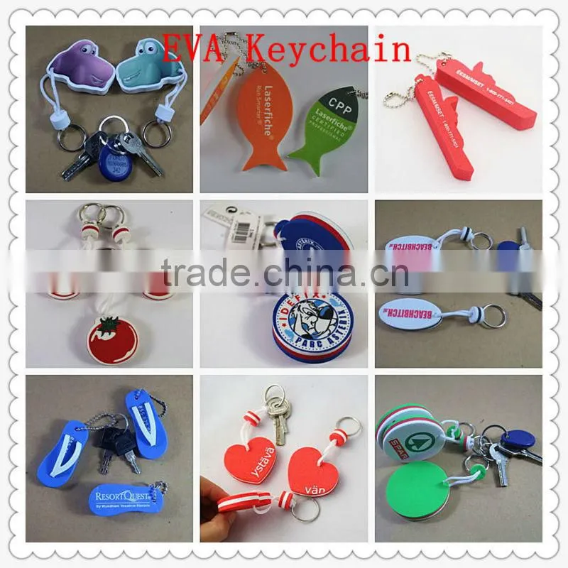 2015 New production christmas gift floating boat keychains