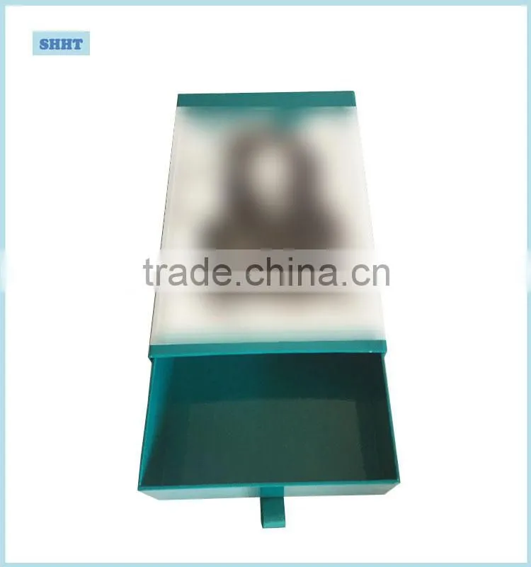 OEM elegent unique quality hair extension paper box w/ logo