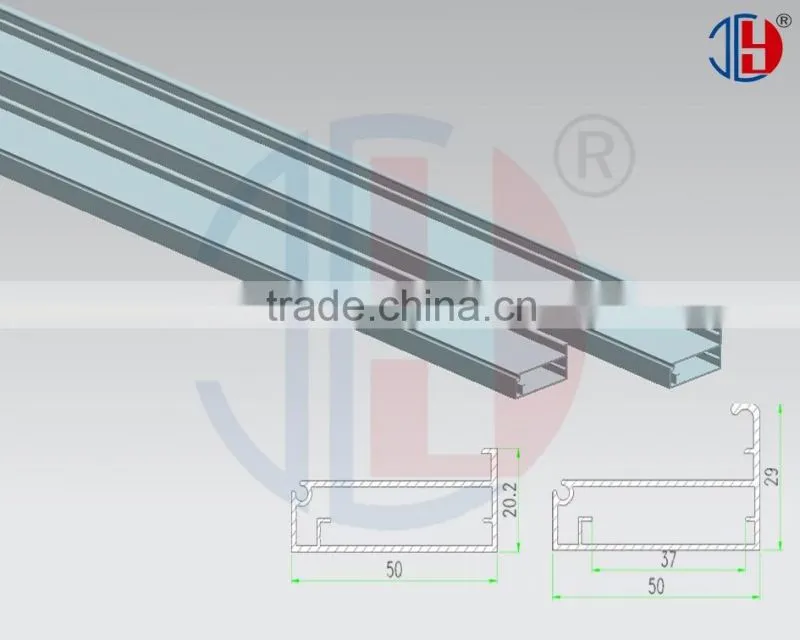 aluminium sliding window section