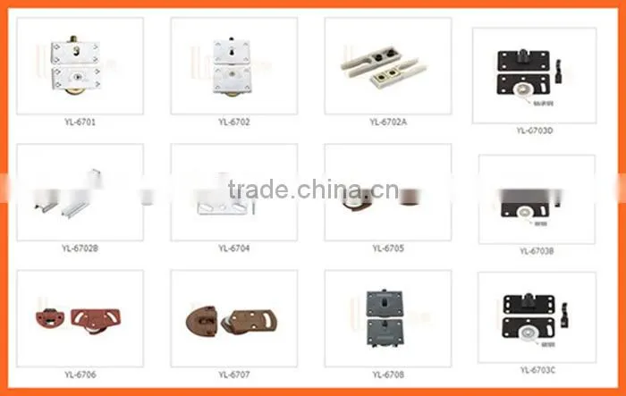 Longcharm suppliers small sliding door wheels steel sliding door rollers wheel