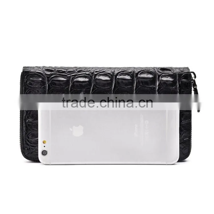 2016 men clutch wallet in real alligator leather
