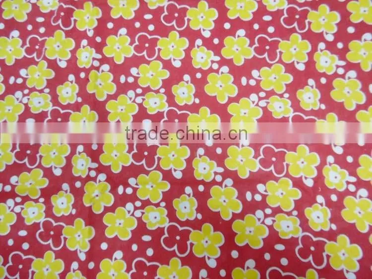 TC flower printed flannel bedsheet stocklot for kids