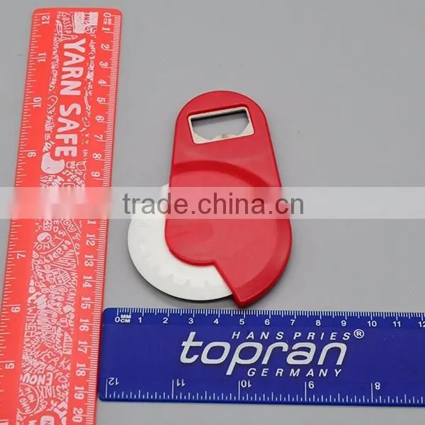 Custom Mini Pizza Cutter Wheel with Bottle Opener Wholesale