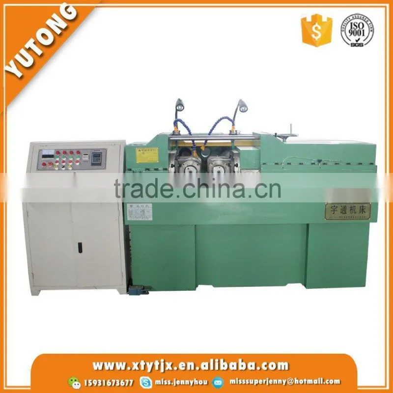 Lower cost roll thread machine / nuts and bolts making machines with 500KN 110MM diameter