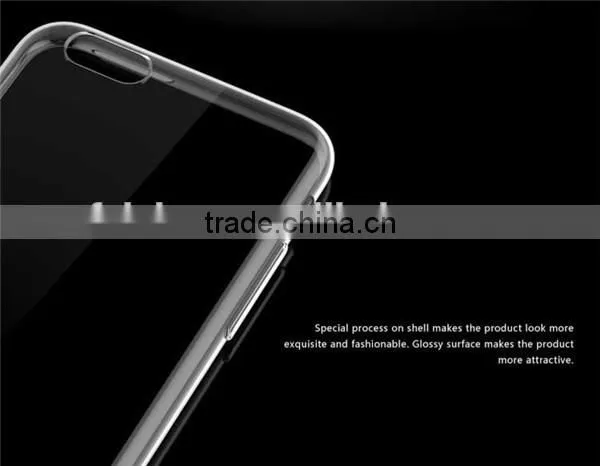 New style latest for iphone 6 plus slim clear tpu case
