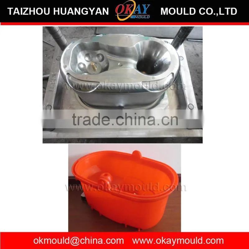 2015 New Model of Plastic Injection Spin Mop Mold