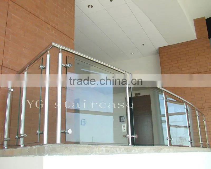 Indoor stainless steel railing for stairs