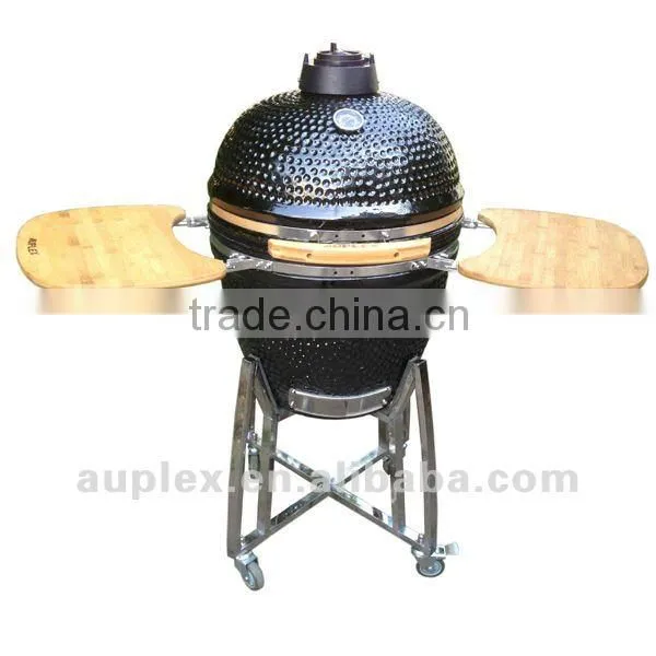 2013 Outdoor Luxurious Ceramic kamado oven with stainless steel cart/table