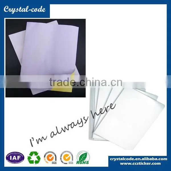 custom brown kraft stickers a3 transparent hologram foil engraving art laser printer paper
