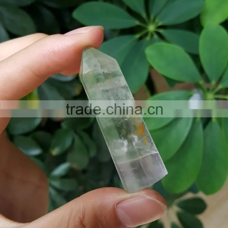 Top Quality Polished Rainbow Fluorite Crystal Points Purple&Green Fluorite Crystal Wand