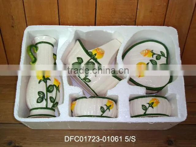 Hot selling Ceramic Arabic 5pcs gift set