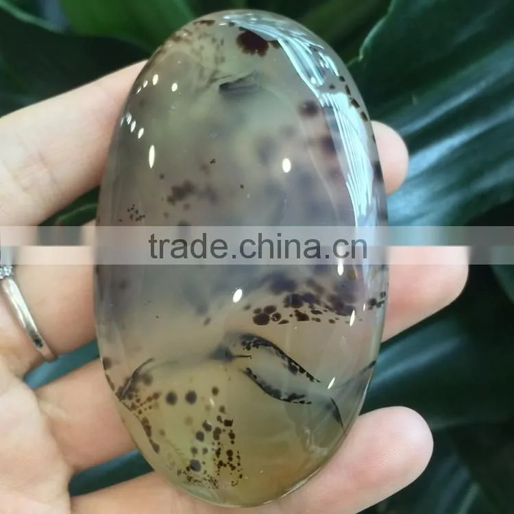 Natural Moss Agate Crystal Ornaments Wholesale