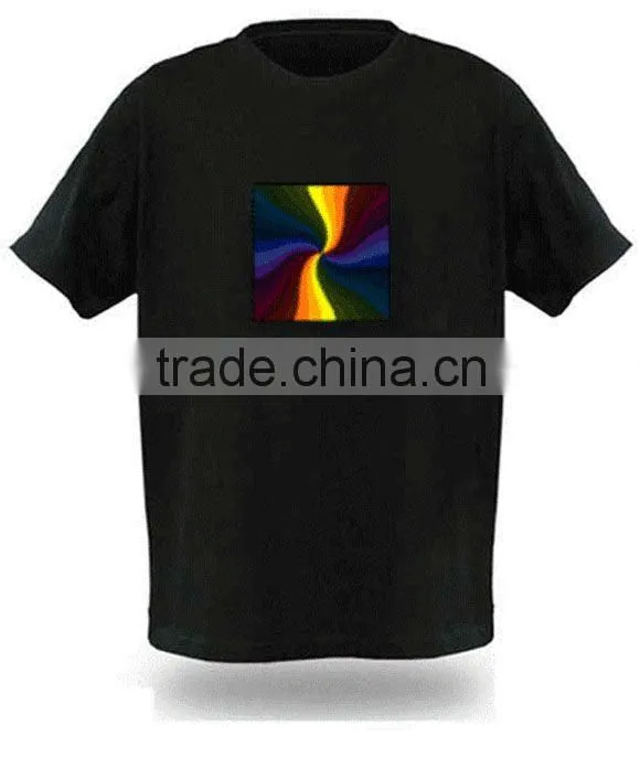 Fashion new style wholesale price top quality el t shirt