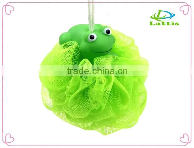 Animal bath mesh sponge,mesh ball,mesh puffs