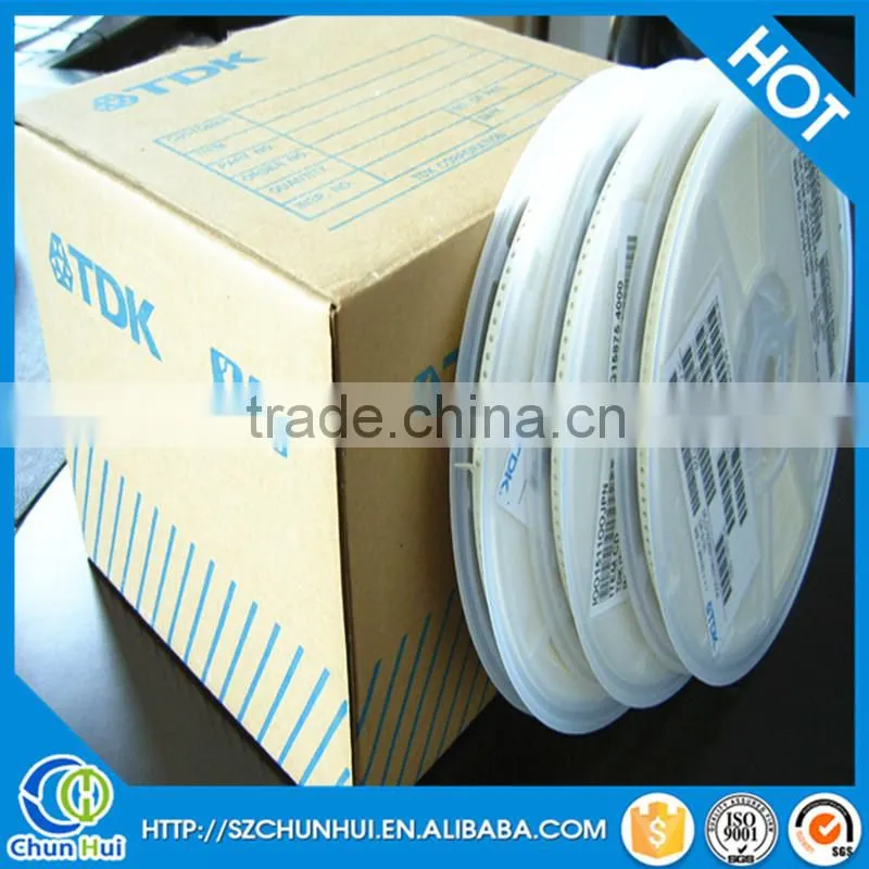 smd ceramic capacitor 1206 X7R 100NF/104K 50V