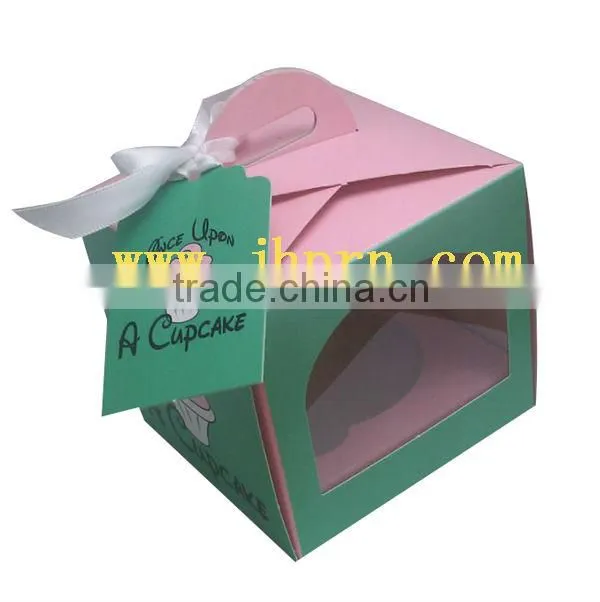 eco friendly paper food box for cupcake