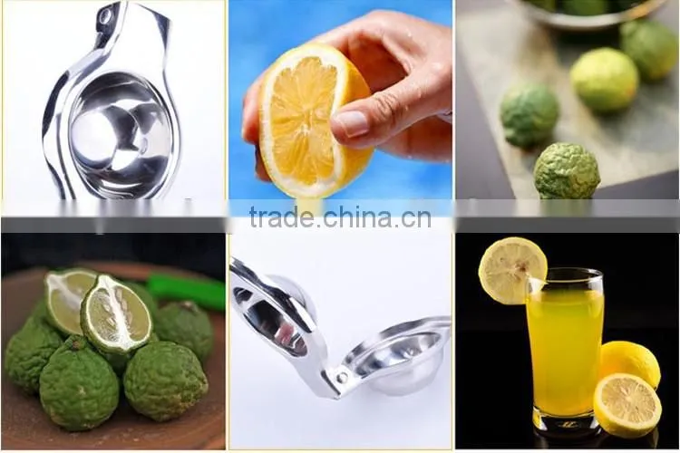 Home Kitchen Stainless Steel Lemon Squeezer Manual Juicer Thicken Fruit Lemon Juicer Presser Novel Fruit Juice Tool Reamers