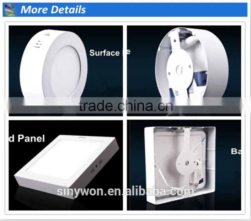 2016 IP44 aluminum smd 12w color temperature adjustable led panel light led square panel light