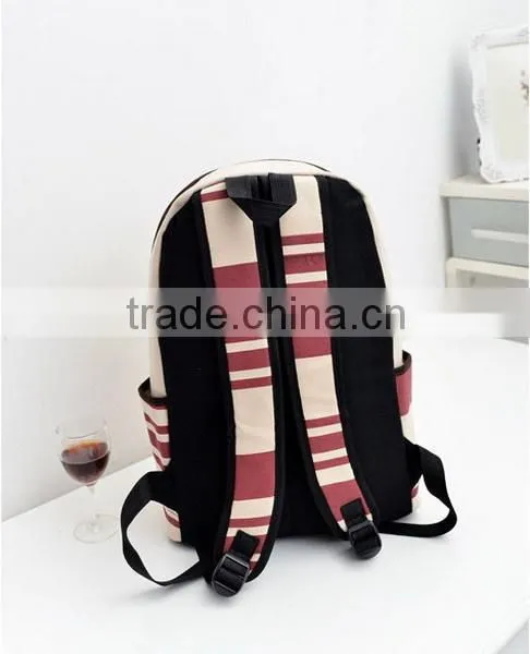 Cotton Canvas Backpack For College Girls