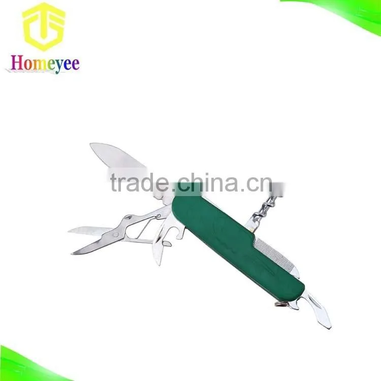 multifunction mini pocket knife with wood handle /small size wood handle knife