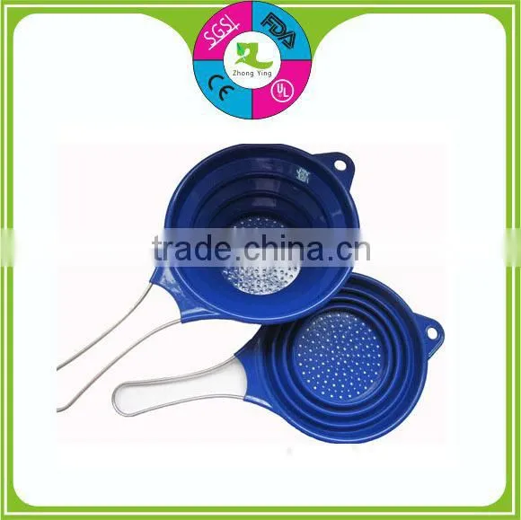 Hot sell christmas gift kitchenware collapsible colander