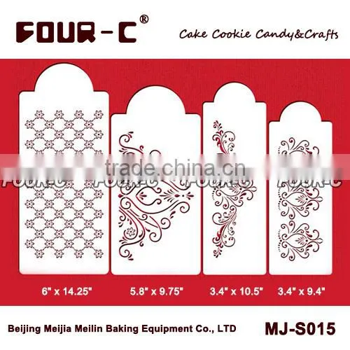 Lace cake stencils set,cake decorating lace stencils,most popular cake tools