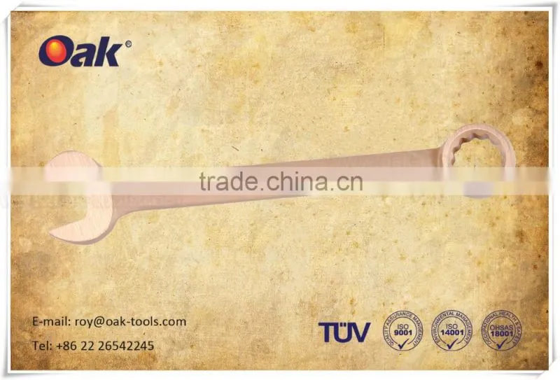 non-sparking beryllium copper combination wrench