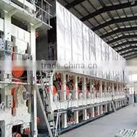 Economic and saving 1575mm writing and printing paper making Machine price with the whole product line