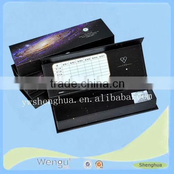 2015 newly design stationary box, paper pencil box for school student/stationary case,pencil box
