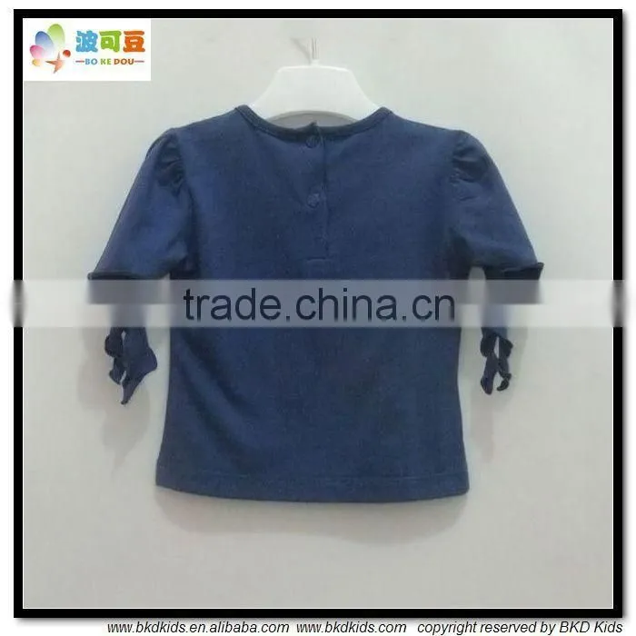 BKD OEM service cotton navy t-shirts baby