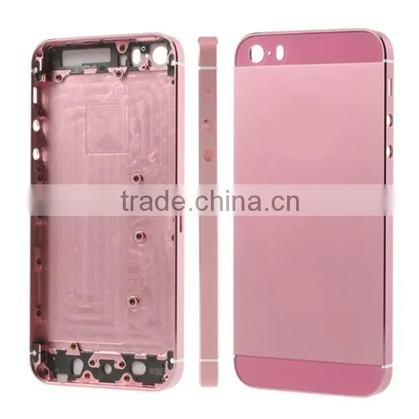 pink metal housing for iphone 5s housing
